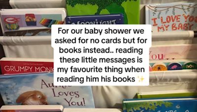 Mom-To-Be Asks For Books Instead Of Cards For Baby Shower And The Results Are Too Sweet