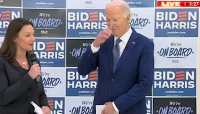 Biden makes sign of the cross during pro-abortion speech in Florida