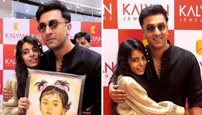 Watch: Ranbir Kapoor Hugs Fan Who Gifted Raha's Portrait - News18