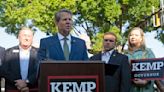 Kemp assails national economy while touting Georgia record