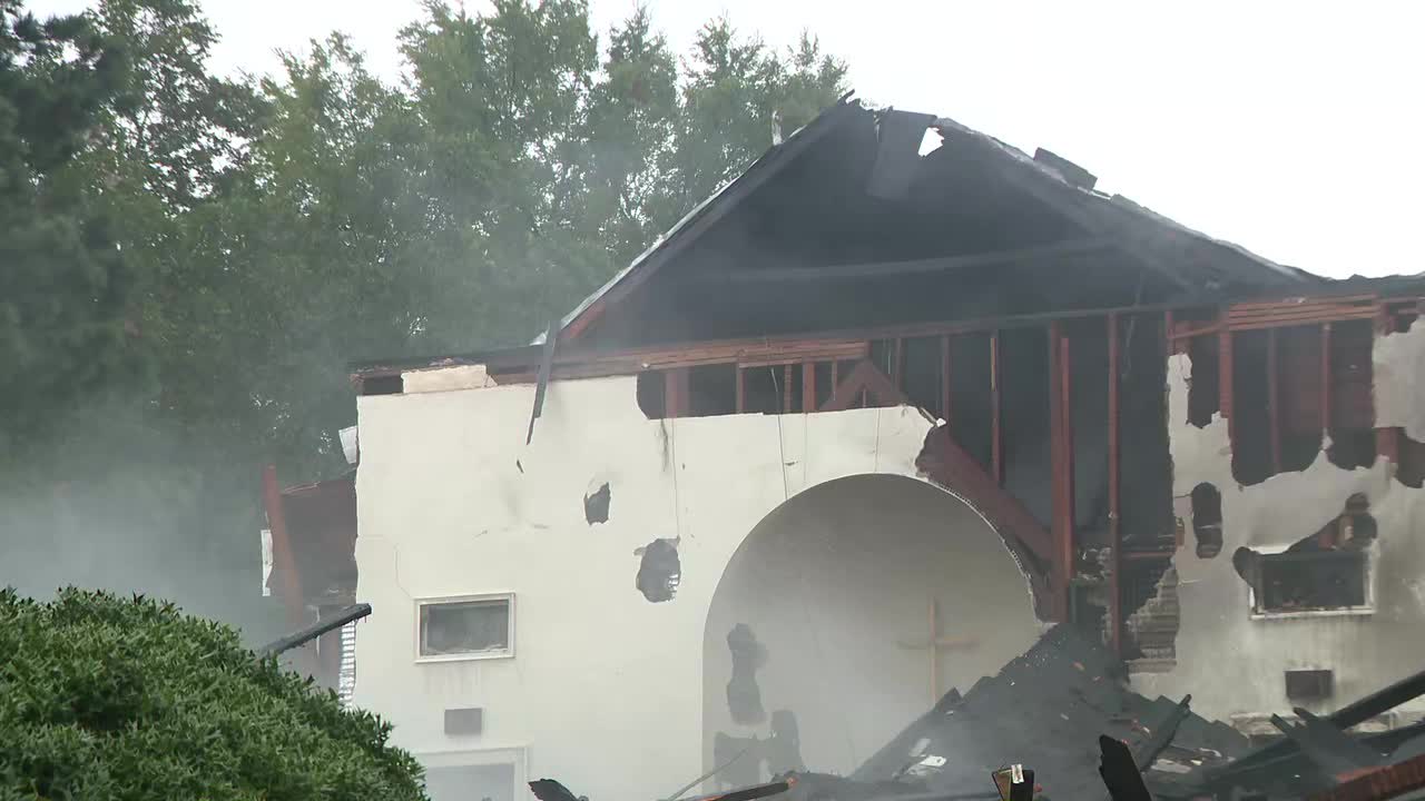 Zebulon UMC church destroyed by fire believed to be sparked by lightning