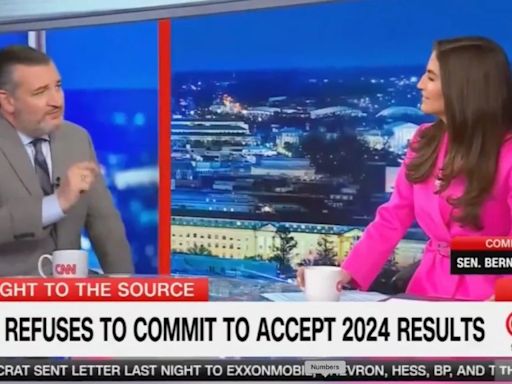 Kaitlin Collins Shuts Down Ted Cruz for Pushing 2020 Election Fraud Lies: ‘There Was no Basis’ | Video