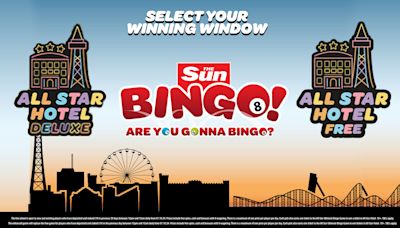 Get tickets to Sun Bingo’s All Star Hotel weekend through our wheel games