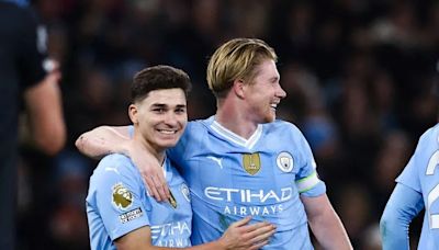 Pep Guardiola delivers blunt transfer message to Alvarez and admits De Bruyne could still leave Man City