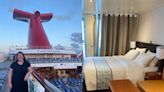 I shared a 220-square-foot junior suite with 2 other people on a Carnival Cruise. Here's a look inside.