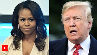 Polls show Michelle Obama leading Donald Trump, sparking Democratic speculation amid Joe Biden concerns - Times of India