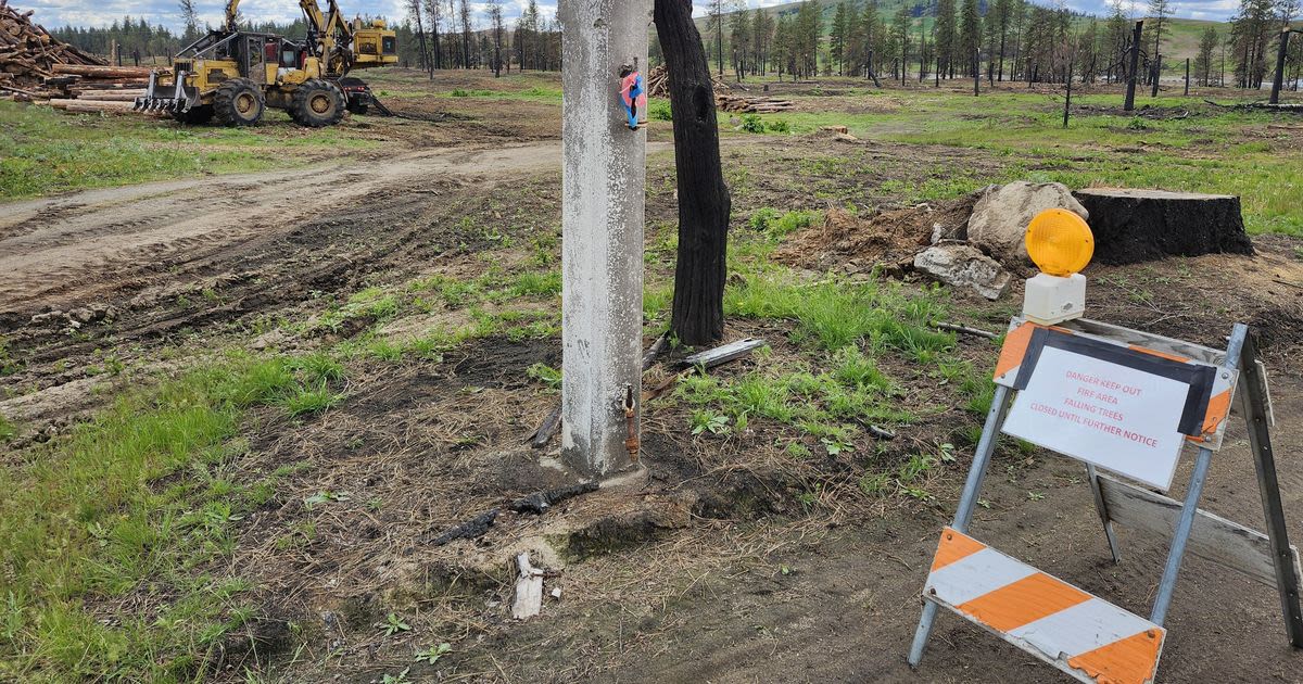 Underground fire still burning in a landfill on Eastern State Hospital nearly a year after Gray fire