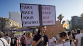 'Empty hotels & no rental cars' chant anti-tourists as they join Majorca protest