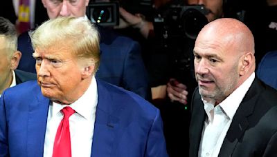 Dana White donates six-figures to Donald Trump's hurricane fundraiser