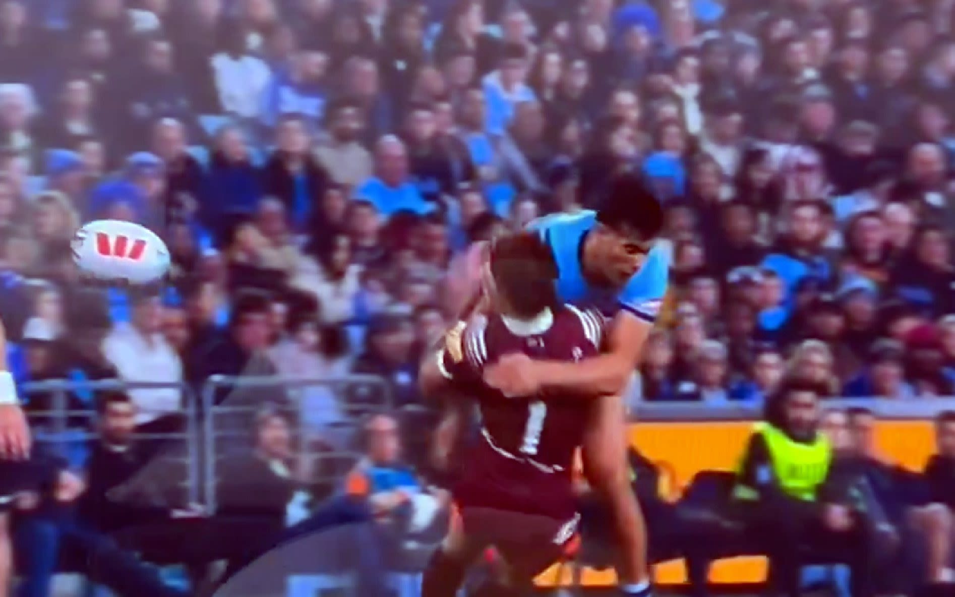 Watch: Joseph Sua’ali’i sent off for horrific tackle in State of Origin opener