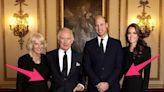 A new portrait of King Charles, Camilla, William, and Kate Middleton contains rare royal PDA