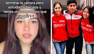 Peruana revela el compromiso que deben cumplir los beneficiados con Pronabec