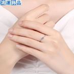 莫桑石鉆戒結婚求婚戒指女鉑金指環PT950輕奢ins小眾設計DR婚戒女--鴻運飾品