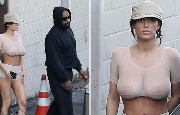 Bianca Censori Again Busts Out See-Through Top For Movie Date With Kanye West