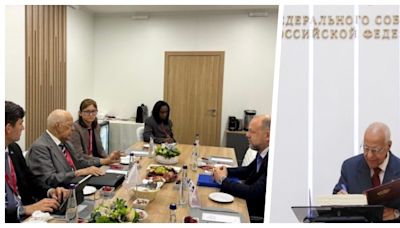 Se reúne Ricardo Cabrisas con representantes de empresas rusas en San Petersburgo