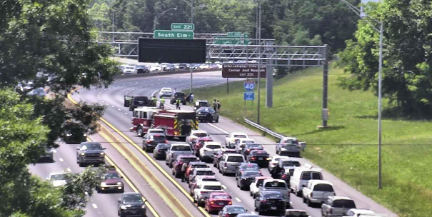 Crash shuts down Interstate 40, South Elm-Eugene Street in Greensboro