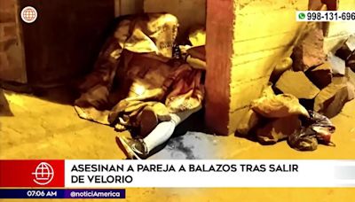 Pareja es asesinada a balazos tras salir de velorio en Villa María del Triunfo (VIDEO)