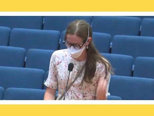 18-year-old Violet Affleck delivers powerful speech against mask bans in L.A.