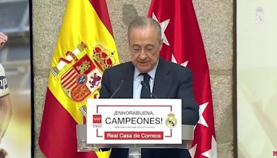 Florentino Pérez: "Este equipo ha superado una situación que parecía irreversible"