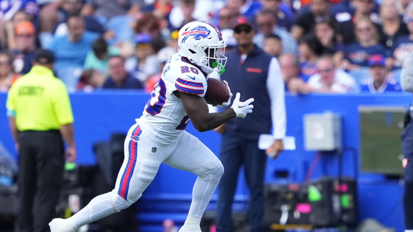 Buffalo Bills' undrafted rookie running back named appropriately