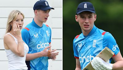 Flintoff's son Rocky, 16, hits ton on England debut as mum watches on