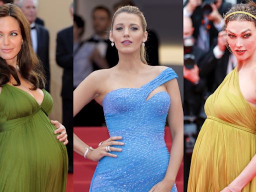 Pregnant on Cannes Film Festival Red Carpets: Angelina Jolie, Karlie Kloss & More Fashionable Baby Bump Moments