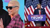 Amber Rose Roasted for Saying She's Voting for Donald Trump Because He Makes Her 'Feel Safe': 'This Just Broke My Brain'