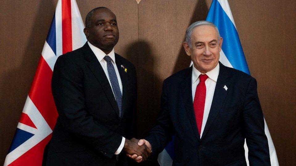 Lammy urges immediate ceasefire during Israel visit