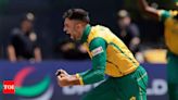 South African Keshav Maharaj's spot on prediction during IPL for T20 World Cup final. Watch | Cricket News - Times of India