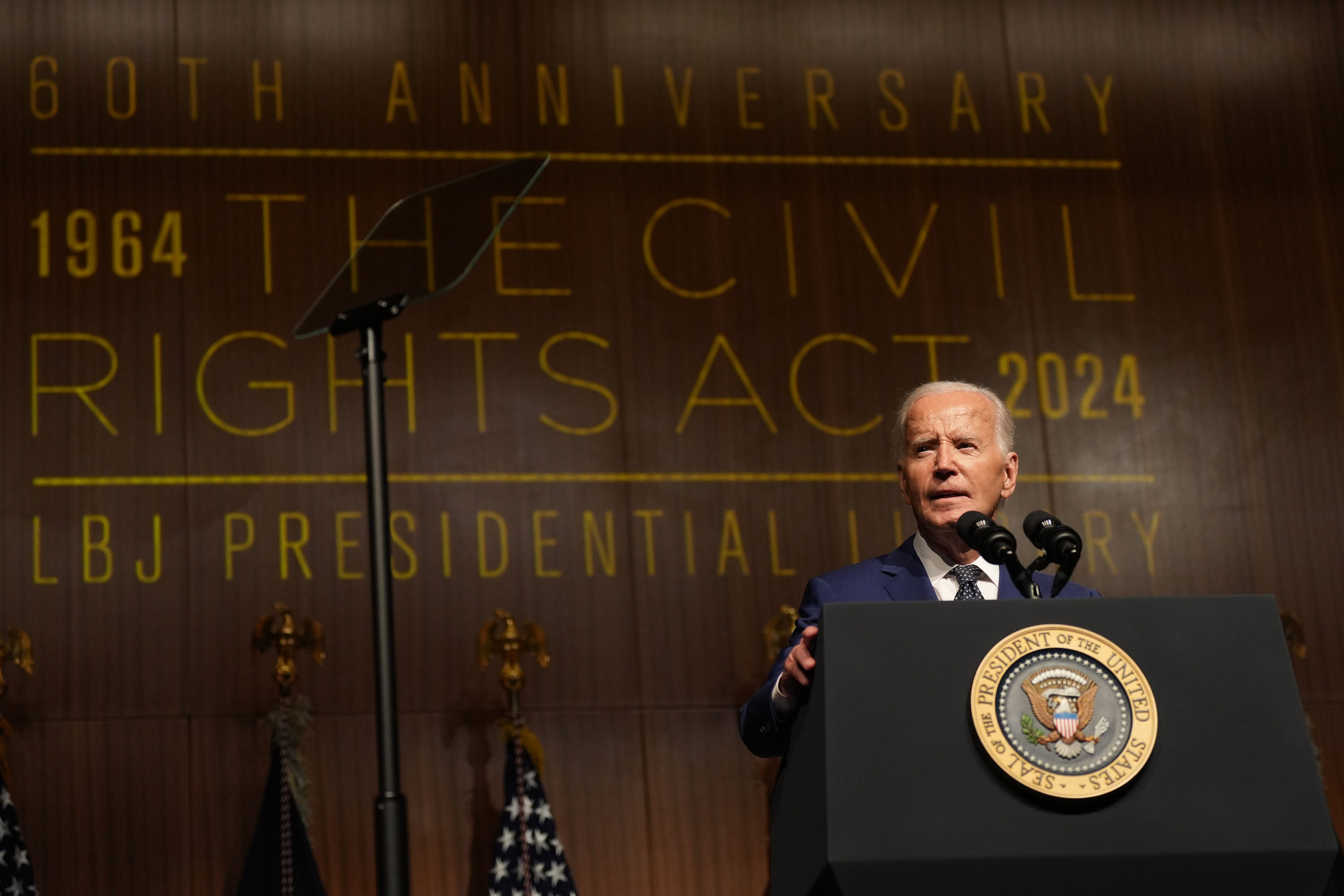 Replay: President Joe Biden visits LBJ Library in Austin to commemorate Civil Rights Act