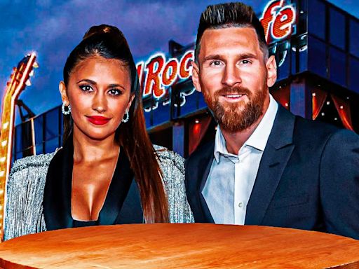 Lionel Messi and wife Antonela Roccuzzo goes out to Hard Rock Cafe with Luis Suarez