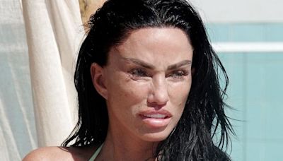 Katie Price flaunts impossibly tight face and 'biggest' boobs on latest holiday