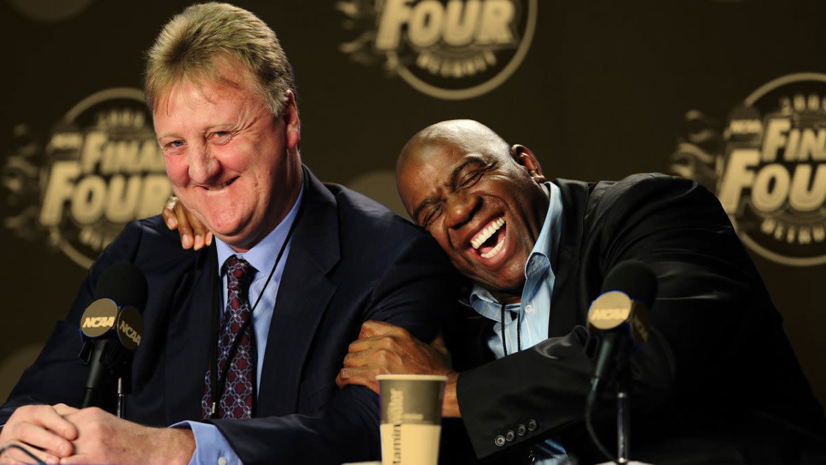 "It's unfortunate that we got cheated in a lot of them games in the playoffs" - Larry Bird's hilarious joke about his rivalry with Magic Johnson