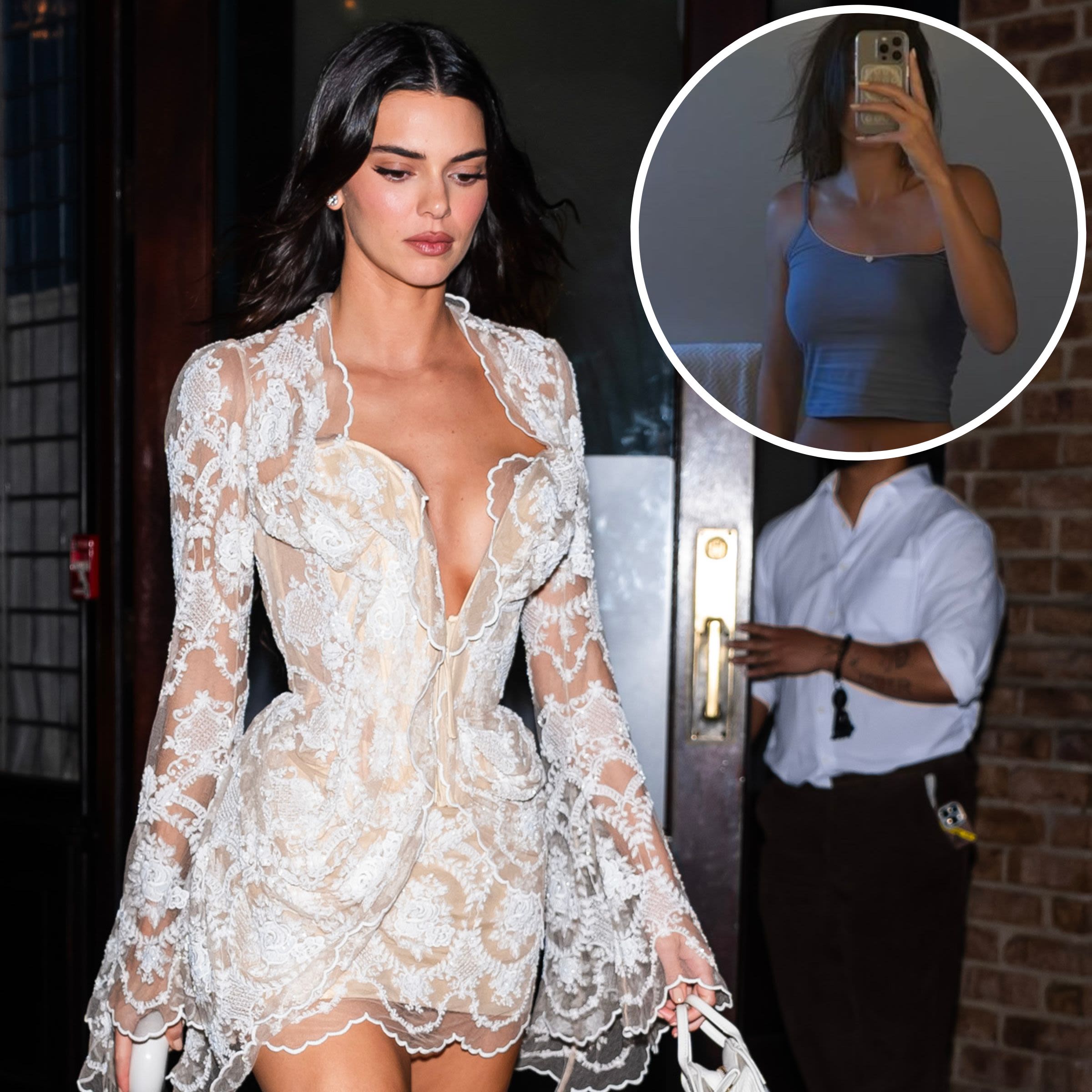 Kendall Jenner Flaunts Curves in Her Underwear and Crop Top PJs: See Cheeky Photo