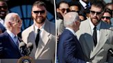 Travis Kelce jokes White House security said he’d be tased if he made speech on Chiefs visit
