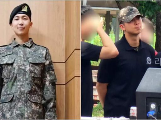 BTS' RM spotted rehearsing with Army Band at Hwacheon Tomato Festival; Fans speculate promotion to Corporal | K-pop Movie News - Times of India