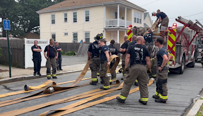 Firefighters put out fire on second-floor porch in Providence
