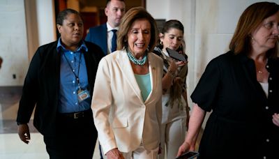 Pelosi calls Trump’s attacks on Harris’s IQ ‘pathetic’