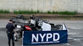 Queens man dead after flipping his Mercedes in Grand Central Parkway crash