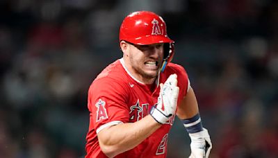 Angels star outfielder Mike Trout has knee surgery. Team expects 3-time MVP to return this season.