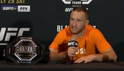 Gaethje planea limitar el entrenamiento físico durante al menos seis meses