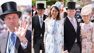 Carole and Michael Middleton join Prince William for family outing at Royal Ascot - live updates