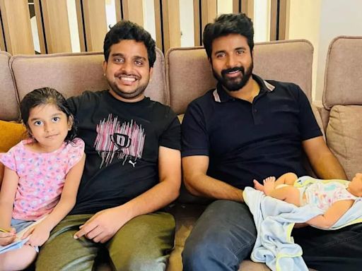 First glimpse of Sivakarthikeyan's newborn son Pavan with director Ravikumar wins the internet | Tamil Movie News - Times of India