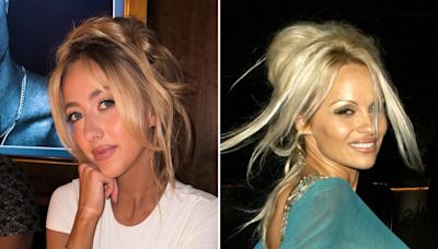 Brittany Mahomes Channels Pamela Anderson With Retro Messy Bun