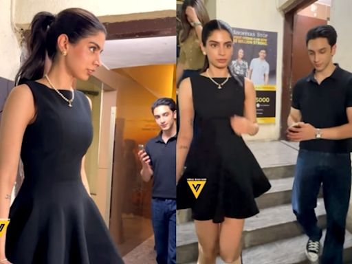 Khushi Kapoor and Vedang Raina Spark Dating Rumours as They Twin in Black at Movie Night - Check Pics
