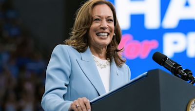 Harris calls out Trump for not committing to debate at battleground Georgia rally