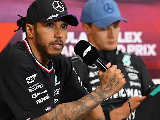 George Russell: Lewis Hamilton 'feels' for Mercedes team-mate after Belgian GP victory disqualification