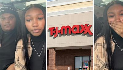 ‘They’re literally radioing each other’: T.J. Maxx customer goes shopping for purses. Why did she leave in tears?