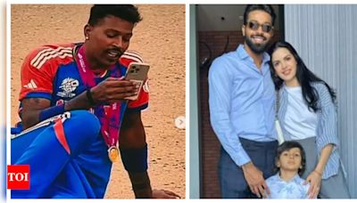 Hardik Pandya's Emotional Phone Call Post T20 World Cup Win Sparks Divorce Rumours | - Times of India