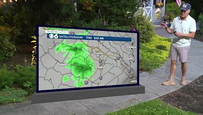 Morning showers lead to afternoon thunderstorms in Central Virginia